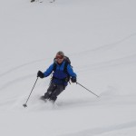 Skiing from the Brèche de Bérard