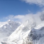 Mont Blanc Massif from Courmayeur