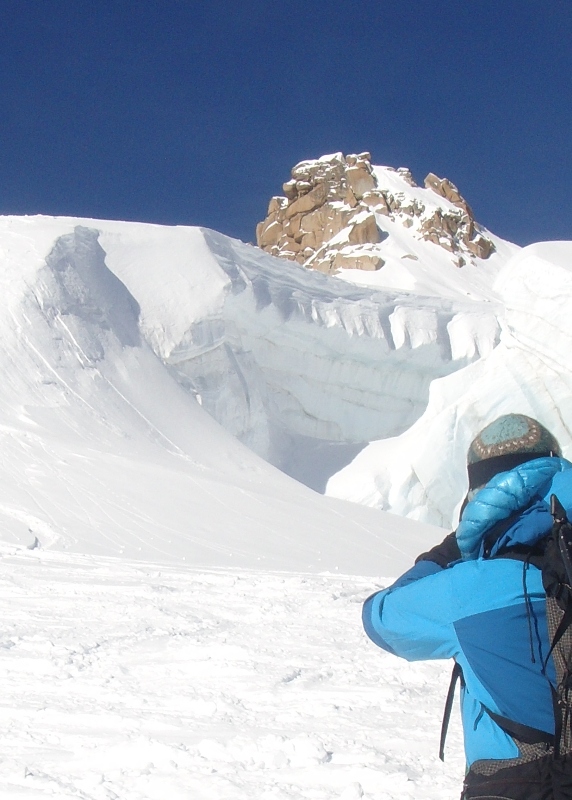 Crevasses on the Vallee Blanche