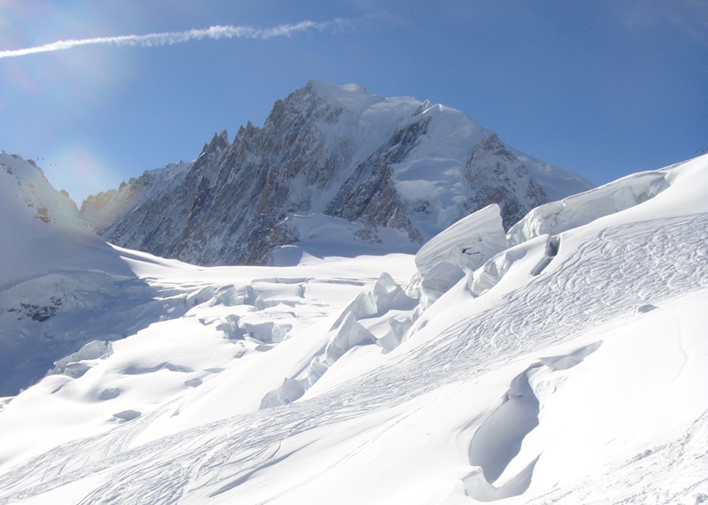 Vallee Blanche scenery