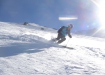 Carving up the off piste