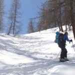 Breezy ski touring in Italy