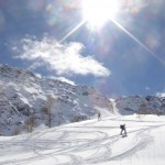 Ski Touring in the sun