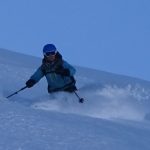 December skiing powder chamonix