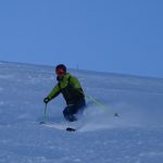 December skiing powder chamonix