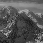 Mont Blanc and the Aiguille du Midi