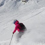 Powder skiing Brevent
