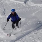 Powder skiing Brevent