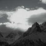 Clouds forming over the Mer de Glace