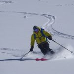 Glacier skiing