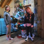 Christmas tree elves