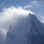 Gale force winds in the Mounbtains of Chamonix