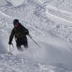 Chris Locket skiing powder