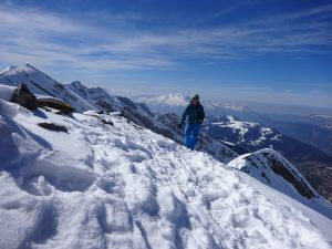 Boot climb to the summit