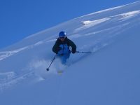 Powder skiing Breezy