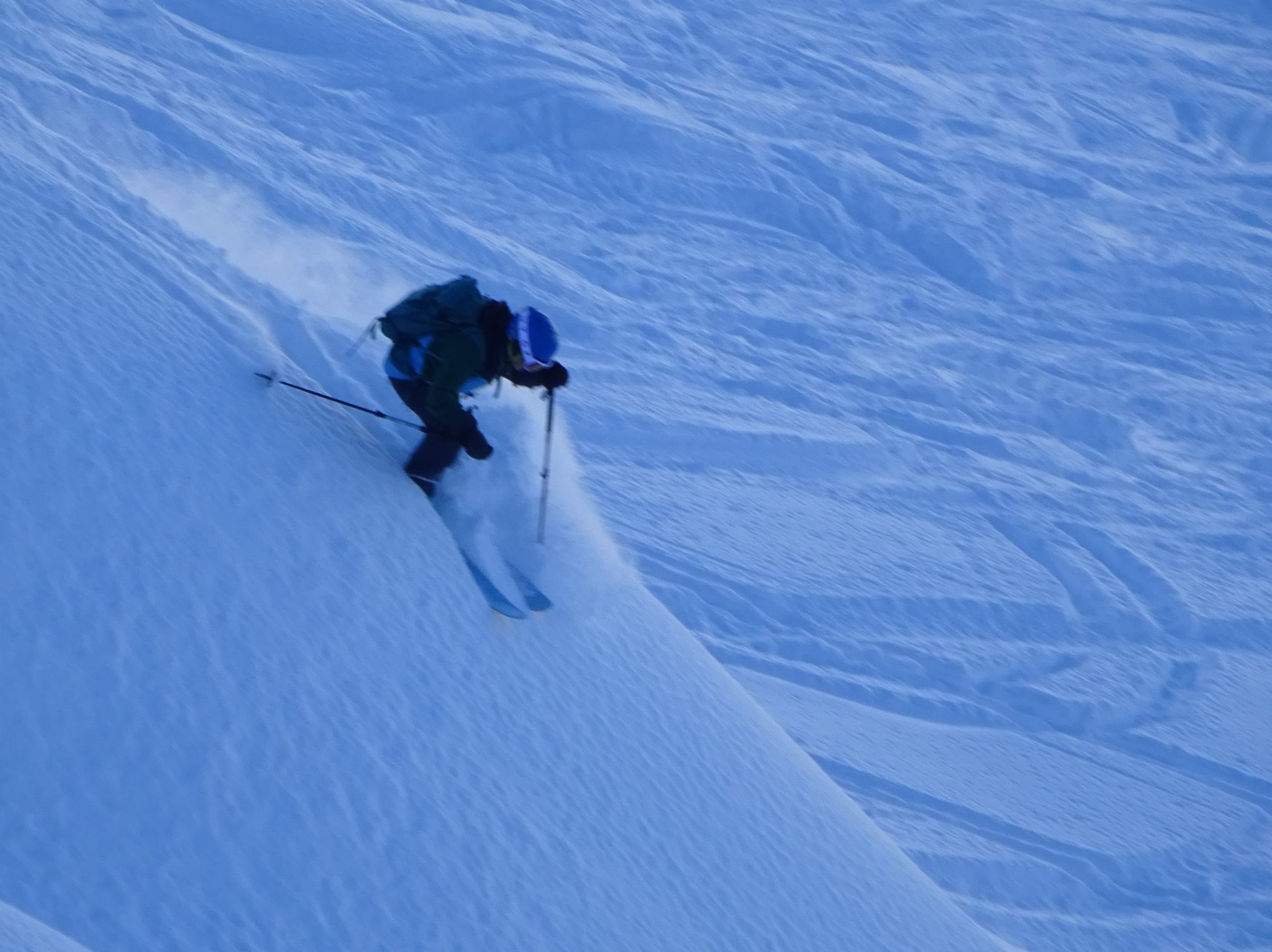 Breezy taking the steep line