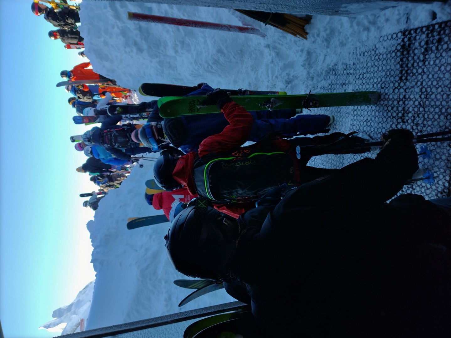 Snow bank to exit the Bochard