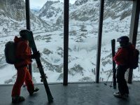 Looking out of the lift station