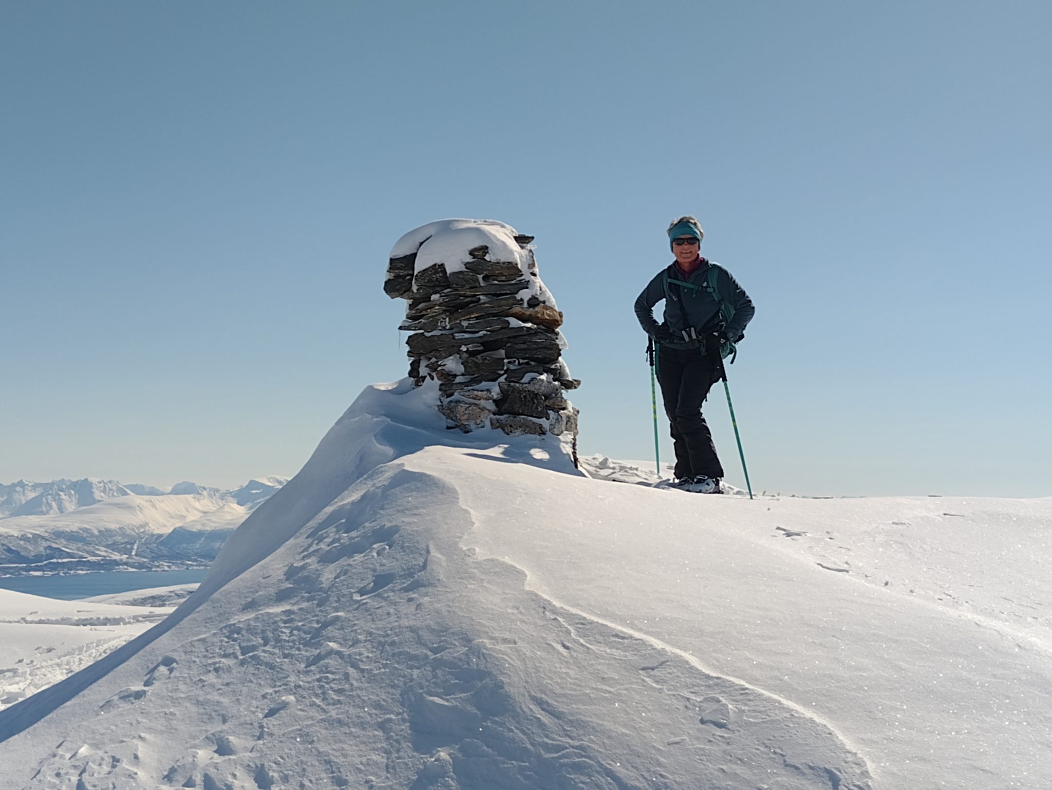 Summit cairn